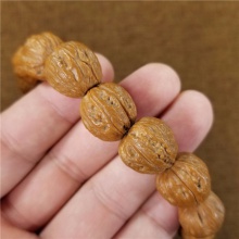北京门头沟野生小核桃京八棱高端文玩手串15MM27.6克