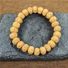尼泊尔野生菩提子六辩小金刚高端文玩手串11X9MM14.5克