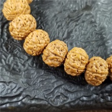 尼泊尔野生菩提子六辩小金刚高端文玩手串11X9MM14.5克