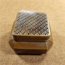 精炼铜香盒300克