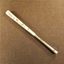 湘妃竹明式马牙高端文玩折扇95寸43克
