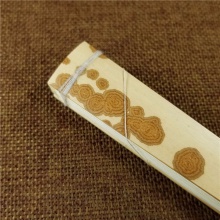 湘妃竹明式马牙高端文玩折扇95寸43克