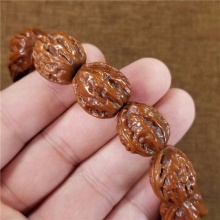 北京门头沟野生小核桃京八棱高端文玩手串18MM31.5克