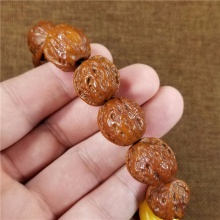 北京门头沟野生小核桃京八棱高端文玩手串18MM31.5克