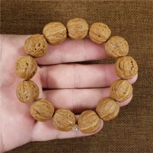 北京门头沟野生小核桃京八棱高端文玩手串16MM28.2克