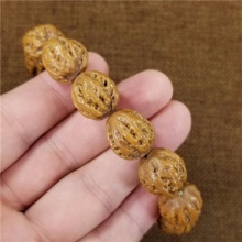 北京门头沟野生小核桃京八棱高端文玩手串17MM30.6克