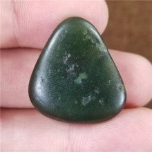 琪玉商城和田玉细腻油润菠菜绿碧玉手链籽料7.2克
