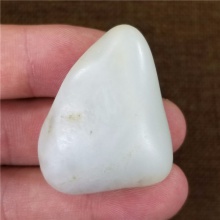 琪玉商城和田玉细腻油润白玉籽料28.6克