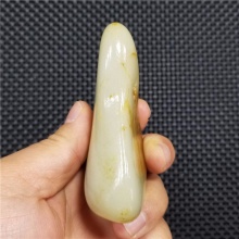 琪玉商城细腻油润聚枣红皮白玉籽料237.2克，重器询价六位数！