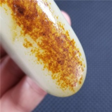 琪玉商城细腻油润双面天地聚枣红皮白玉籽料173克，重器询价六位数！