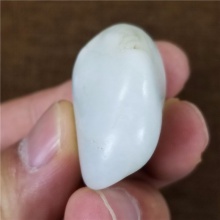 琪玉商城和田玉细腻油润白玉籽料36.6克