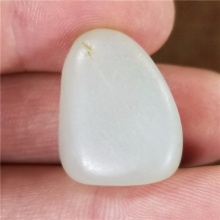 琪玉商城和田玉细腻油润完整好型白玉手链籽料8.5克
