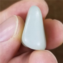 琪玉商城和田玉细腻油润完整好型白玉手链籽料8.5克