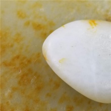 琪玉商城和田玉细腻油润黄皮一级白玉手链籽料5.3克