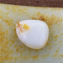 琪玉商城和田玉细腻油润黄皮一级白玉手链籽料5.3克