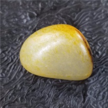 琪玉商城和田玉细腻完整撒金皮白玉手链籽料12.8克