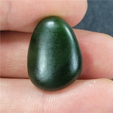 琪玉商城和田玉菠菜绿碧玉手链籽料6.5克