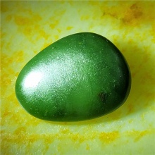 琪玉商城和田玉菠菜绿碧玉手链籽料6.5克