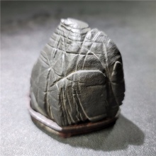 精品灵壁石四方来财富甲一方小摆件2045.2克