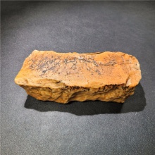 新疆大漠戈壁黑油皮鸡油黄沙漠漆戈壁玛瑙天然玩料摆件1572.3克