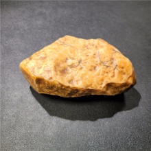 新疆大漠戈壁黑油皮鸡油黄沙漠漆戈壁玛瑙天然玩料摆件1279克