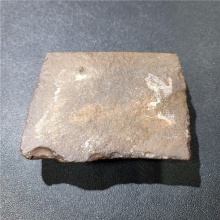 新疆大漠戈壁泥石平台天然玩料摆件508克