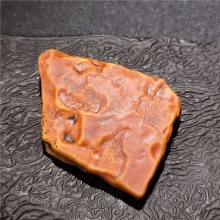 阿拉善大漠戈壁沙漠漆戈壁玛瑙天然玩料外蒙老红皮佛韵牌子29克