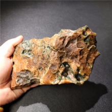 阿拉善大漠戈壁沙漠漆戈壁玛瑙天然玩料青城山摆件951.8克